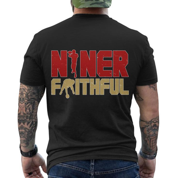Niner Faithful Men's Crewneck Short Sleeve Back Print T-shirt