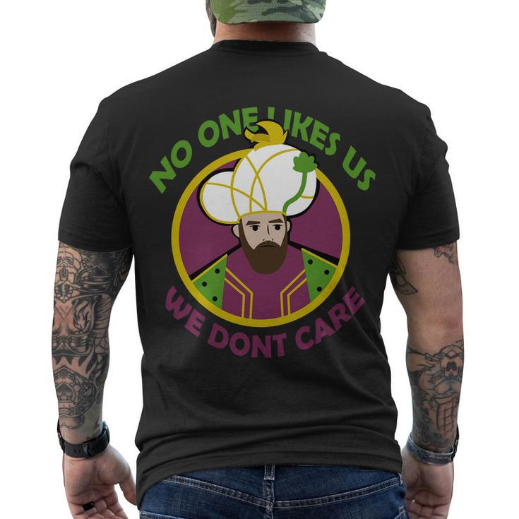 No One Likes Us We Dont Care Philly Men's Crewneck Short Sleeve Back Print T-shirt