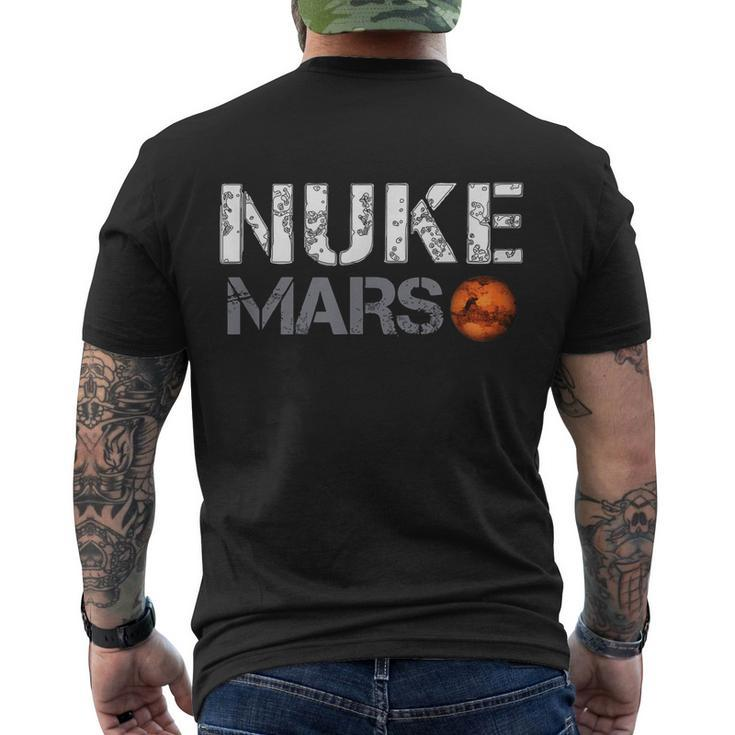 Nuke Mars Tshirt Men's Crewneck Short Sleeve Back Print T-shirt