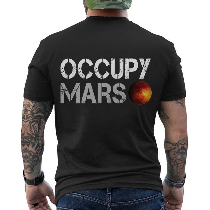 Occupy Mars V2 Men's Crewneck Short Sleeve Back Print T-shirt