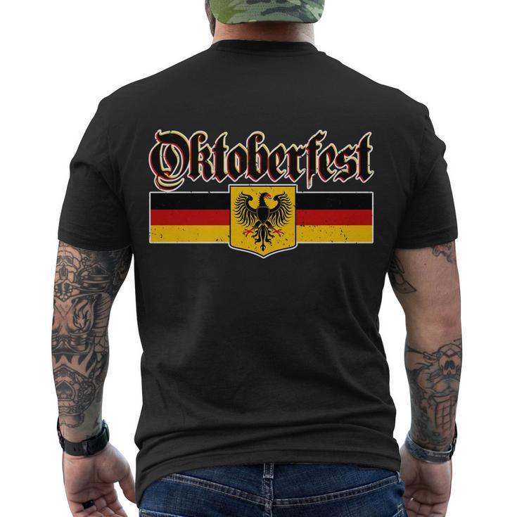 Oktoberfest German Coat Of Arms Tshirt Men's Crewneck Short Sleeve Back Print T-shirt
