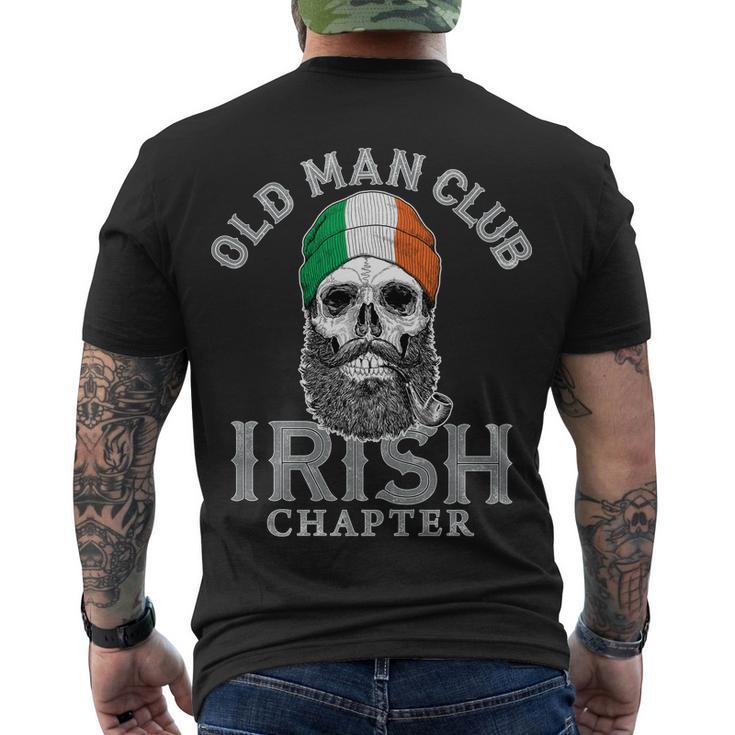 Old Man Club Irish Chapter Men's Crewneck Short Sleeve Back Print T-shirt