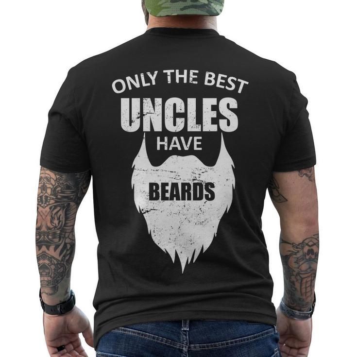 Only The Best Uncles Have Beards Tshirt Men's Crewneck Short Sleeve Back Print T-shirt