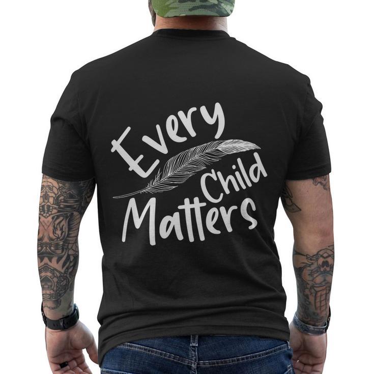 Orange Day Every Child Matters Awareness Men's Crewneck Short Sleeve Back Print T-shirt