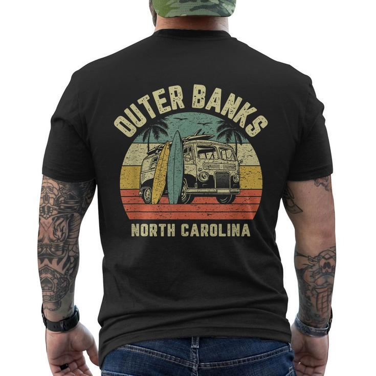 Outer Banks Shirt Retro Surfing Van Cool Pogue Life Surfer Tshirt Men's Crewneck Short Sleeve Back Print T-shirt