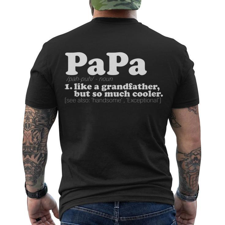 Papa Definition V2 Men's Crewneck Short Sleeve Back Print T-shirt