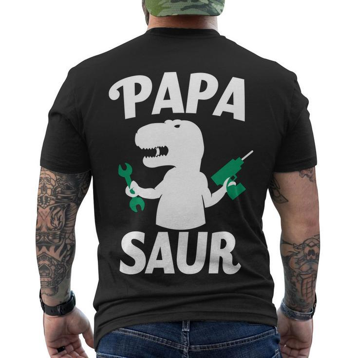 Papa Saur Fix Things Men's Crewneck Short Sleeve Back Print T-shirt