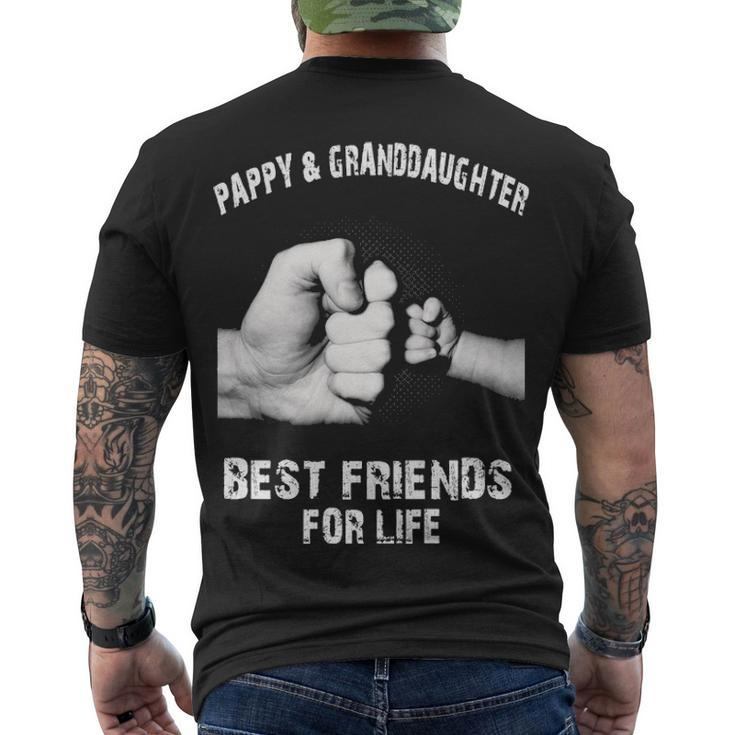 Pappy & Granddaughter - Best Friends Men's Crewneck Short Sleeve Back Print T-shirt