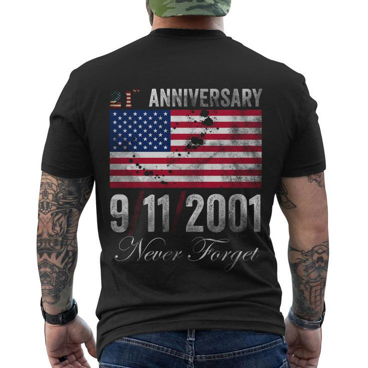 Patriot Day 911 We Will Never Forget Tshirtnever September 11Th Anniversary V3 Men's T-shirt Back Print
