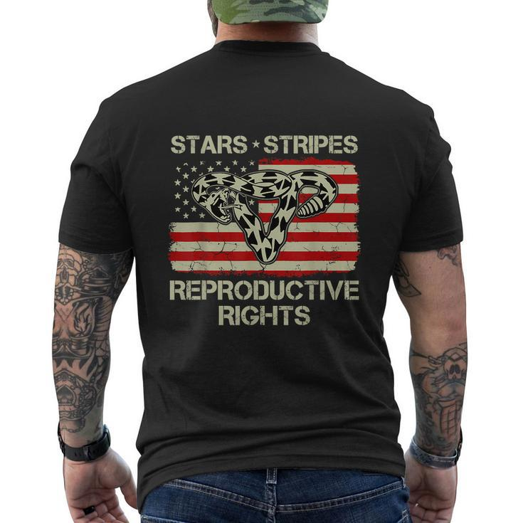 Patriotic 4Th Of July Stars Stripes Reproductive Right V2 Men's Crewneck Short Sleeve Back Print T-shirt