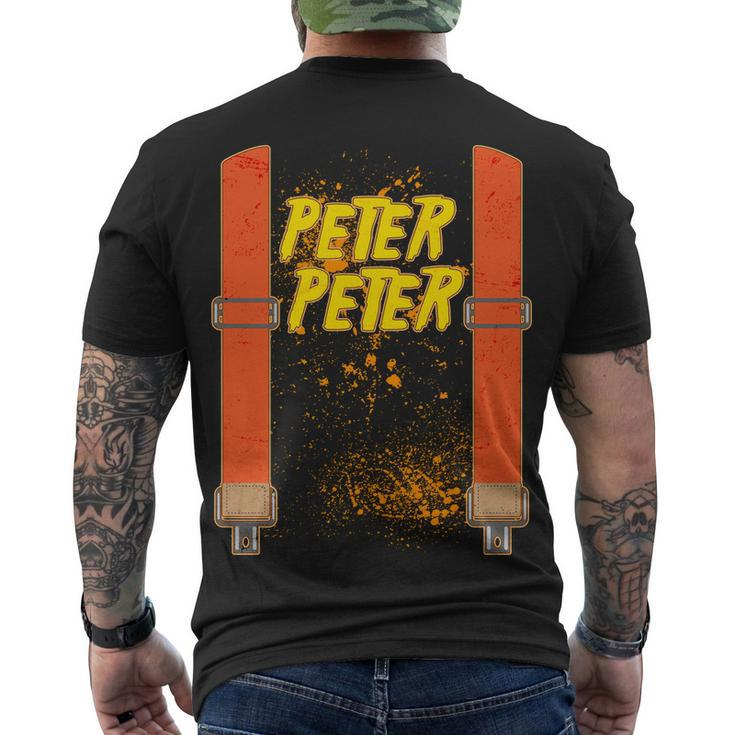 Peter Peter Pumpkin Eater Halloween Costume Tshirt Men's Crewneck Short Sleeve Back Print T-shirt