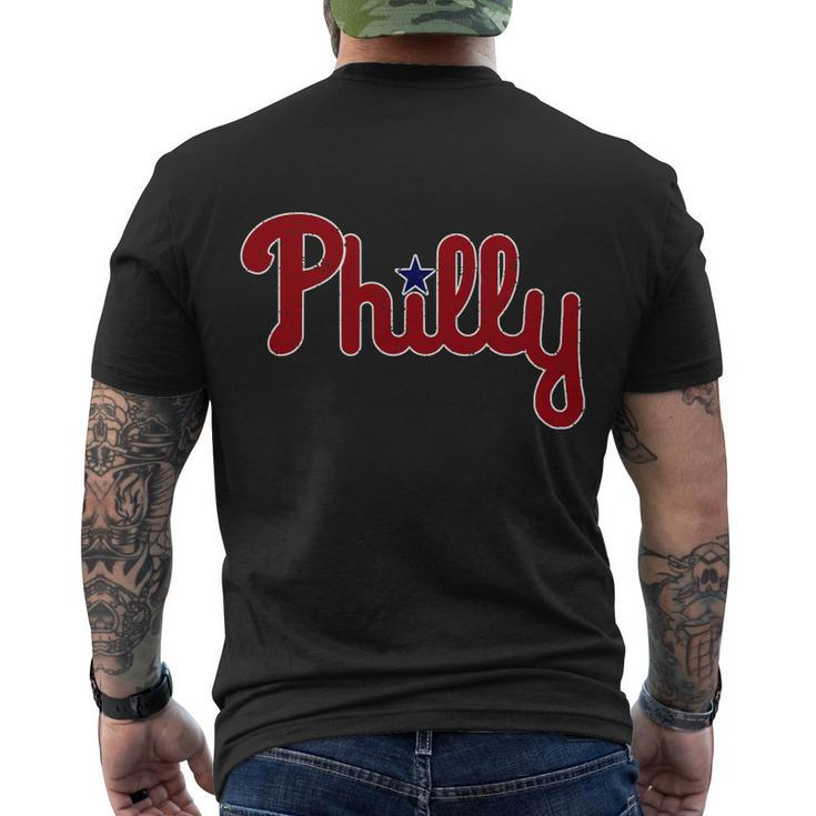 Philadelphia Baseball Philly Pa Retro Tshirt Men's Crewneck Short Sleeve Back Print T-shirt