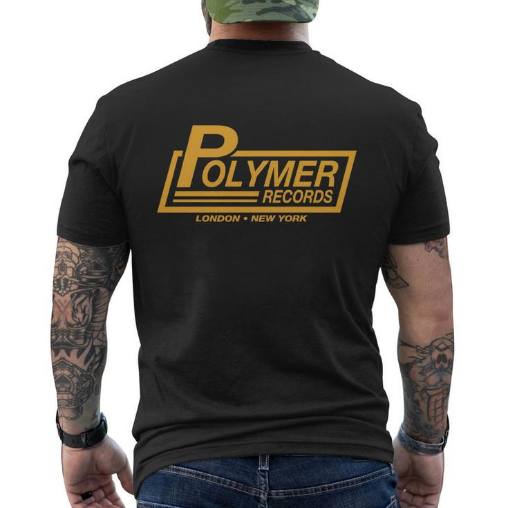 Polymer Records Tshirt Men's Crewneck Short Sleeve Back Print T-shirt