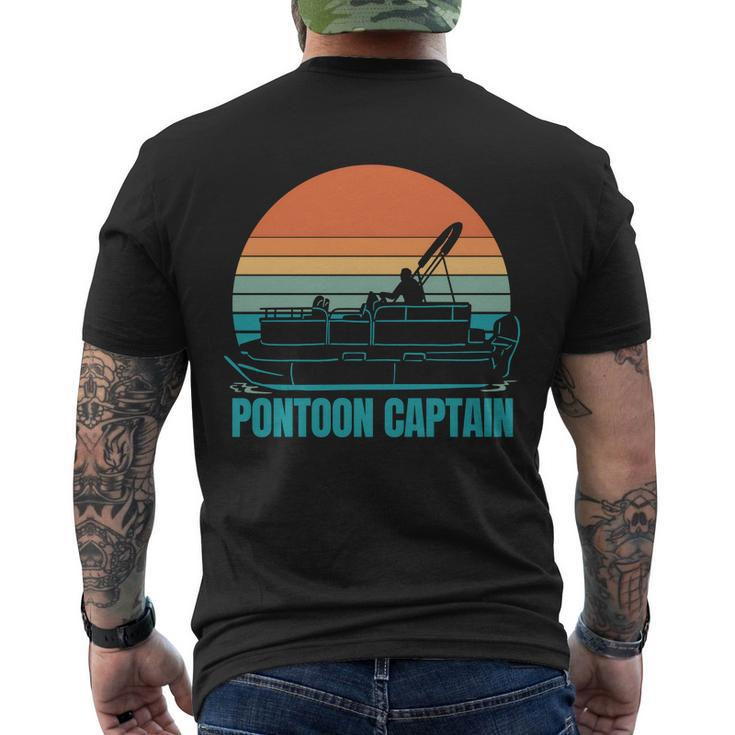 Pontoon Captain V2 Men's Crewneck Short Sleeve Back Print T-shirt