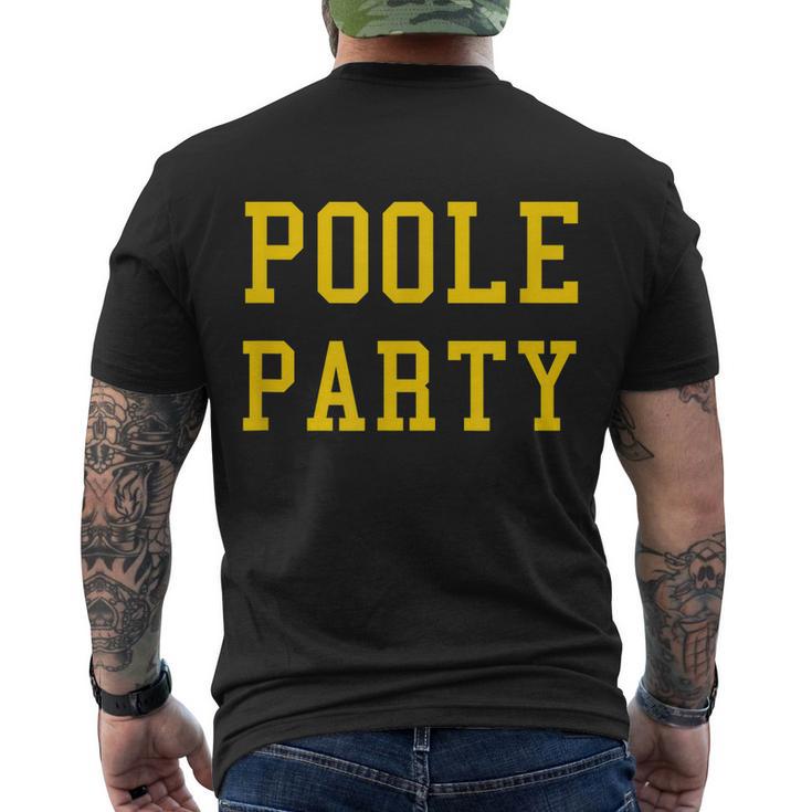 Poole Party Michigan Men's Crewneck Short Sleeve Back Print T-shirt