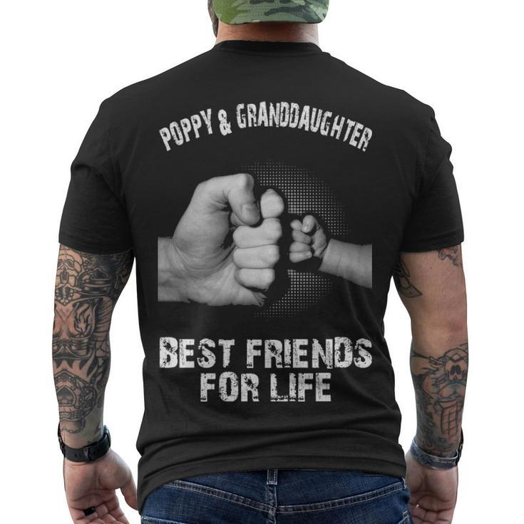 Poppy & Granddaughter - Best Friends Men's Crewneck Short Sleeve Back Print T-shirt