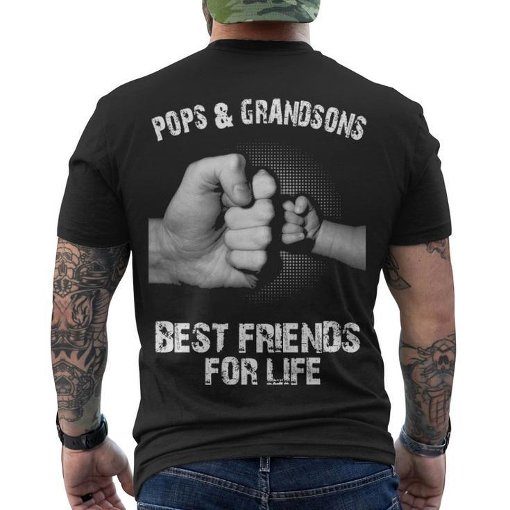 Pops & Grandsons - Best Friends Men's Crewneck Short Sleeve Back Print T-shirt