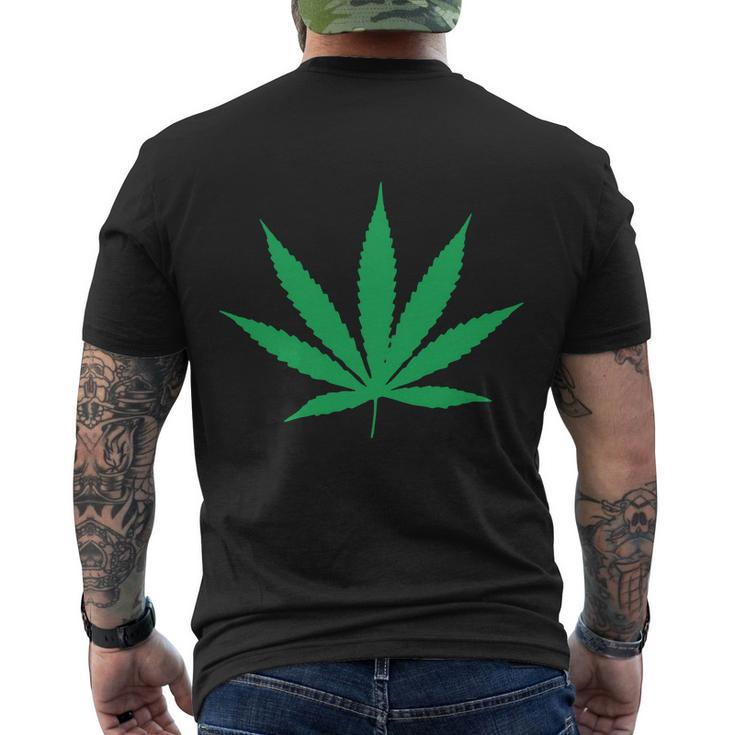 Pot Weed Reefer Grass T Shirt Funny Men's Crewneck Short Sleeve Back Print T-shirt