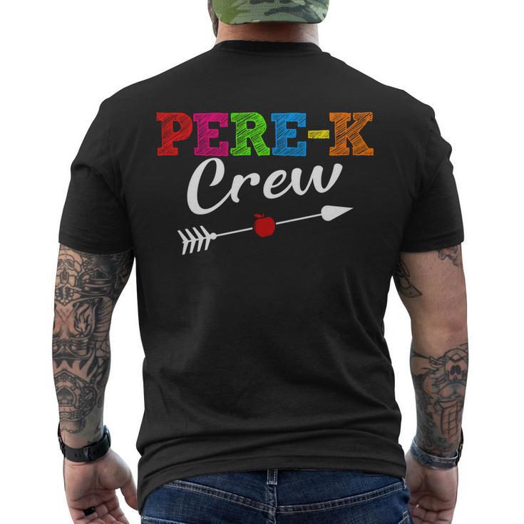 Prek Crew Men's Crewneck Short Sleeve Back Print T-shirt