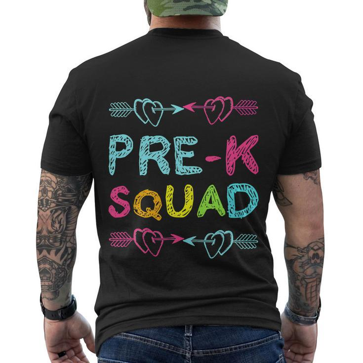 Prek Squad Back To School Women Appreciation Men's Crewneck Short Sleeve Back Print T-shirt