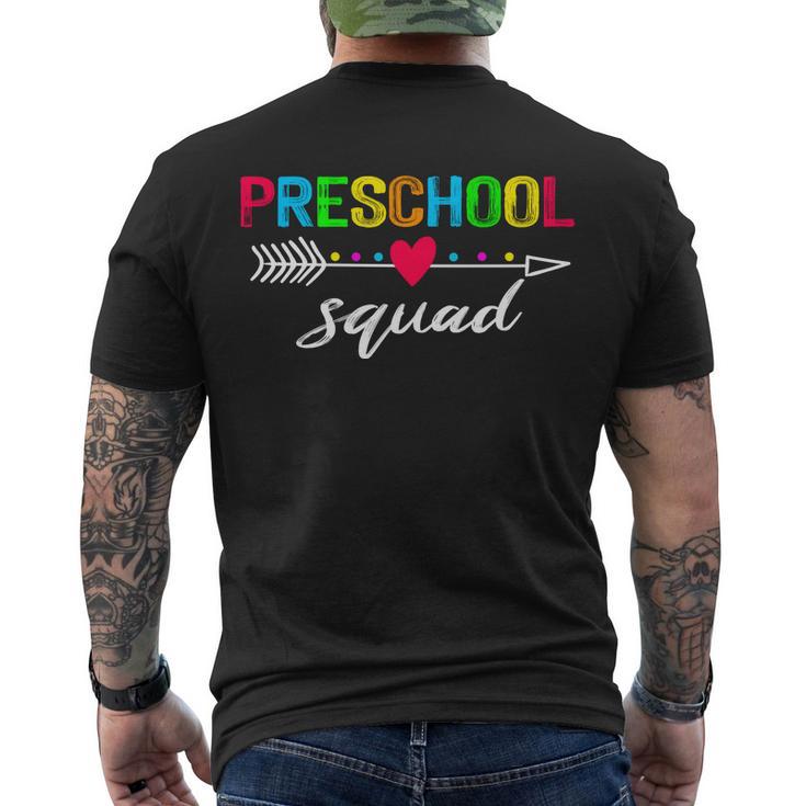 Preschool Squad V2 Men's Crewneck Short Sleeve Back Print T-shirt