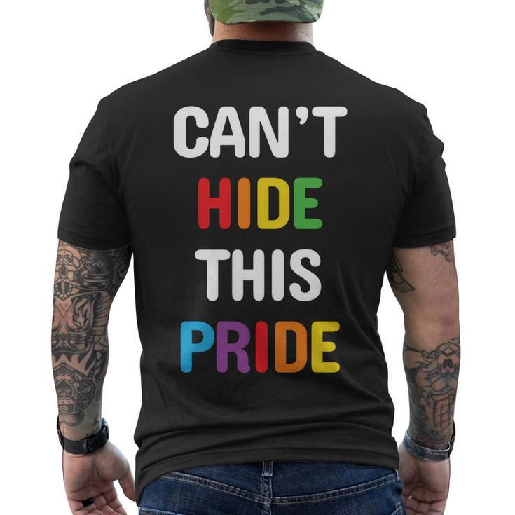 Pride Month Cant Hide This Pride Lgbt Men's Crewneck Short Sleeve Back Print T-shirt