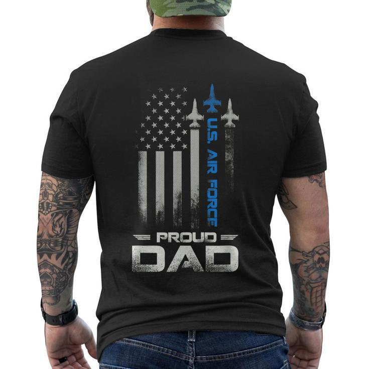 Pride US Army Im A Proud Air Force Dad Men's Crewneck Short Sleeve Back Print T-shirt