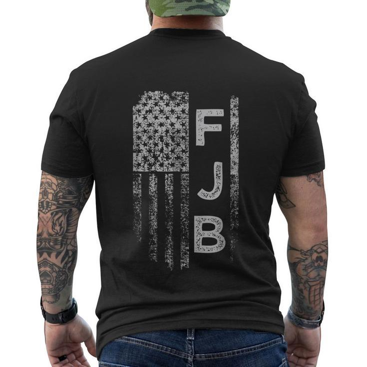 Pro America Flag F Biden Fjb Men's Crewneck Short Sleeve Back Print T-shirt