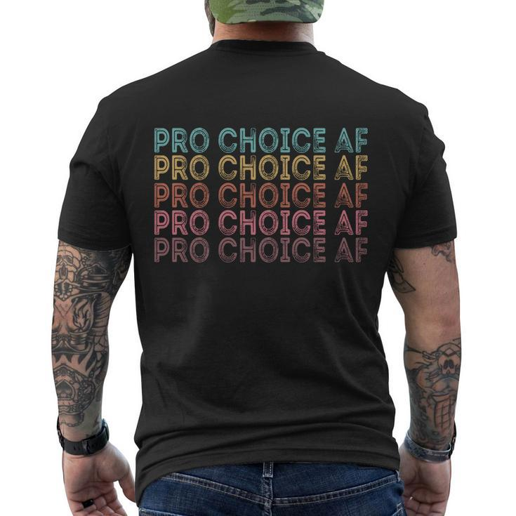 Pro Choice Af Reproductive Rights Cute Gift V2 Men's Crewneck Short Sleeve Back Print T-shirt