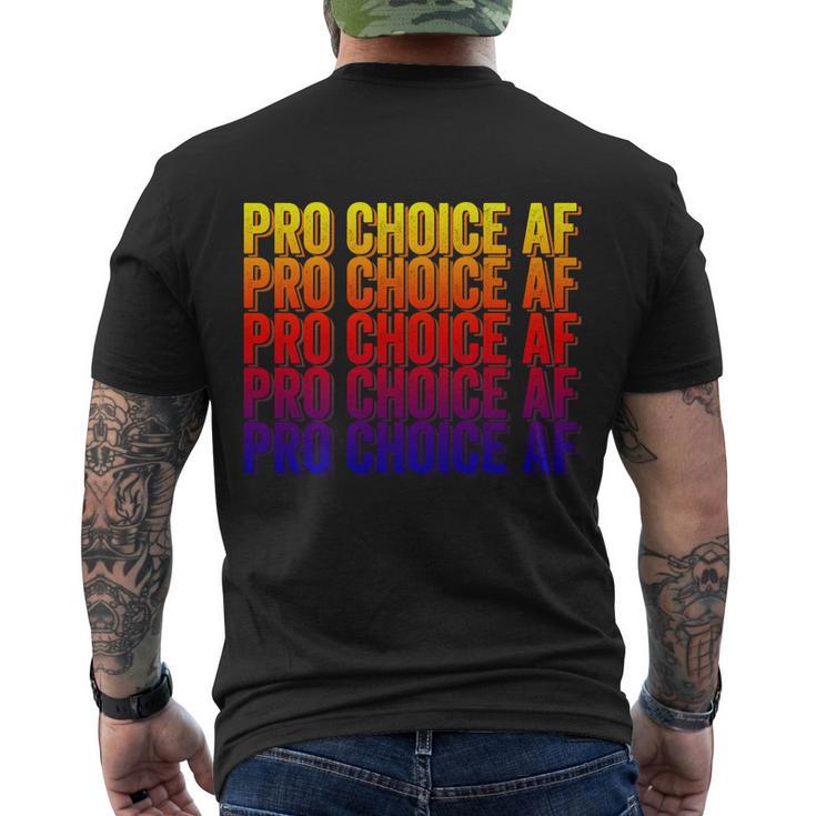 Pro Choice Af Reproductive Rights Gift V5 Men's Crewneck Short Sleeve Back Print T-shirt