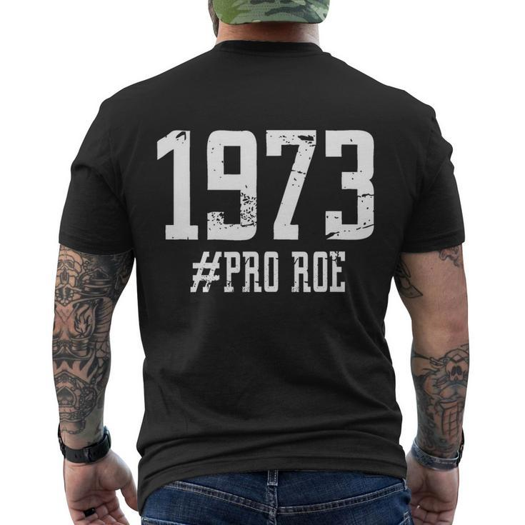 Pro Roe 1973 Pro Choice V2 Men's Crewneck Short Sleeve Back Print T-shirt