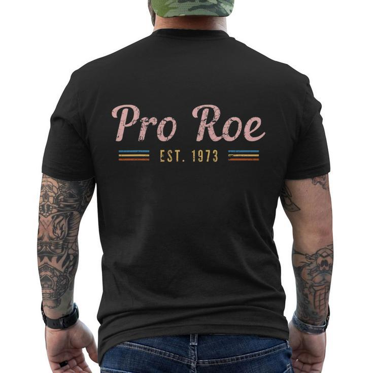 Pro Roe Ets 1973 Vintage Design Men's Crewneck Short Sleeve Back Print T-shirt