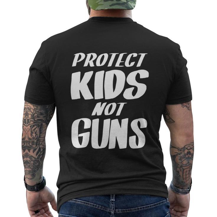 Protect Kids Not Guns | Gun Reform Now Men's Crewneck Short Sleeve Back Print T-shirt