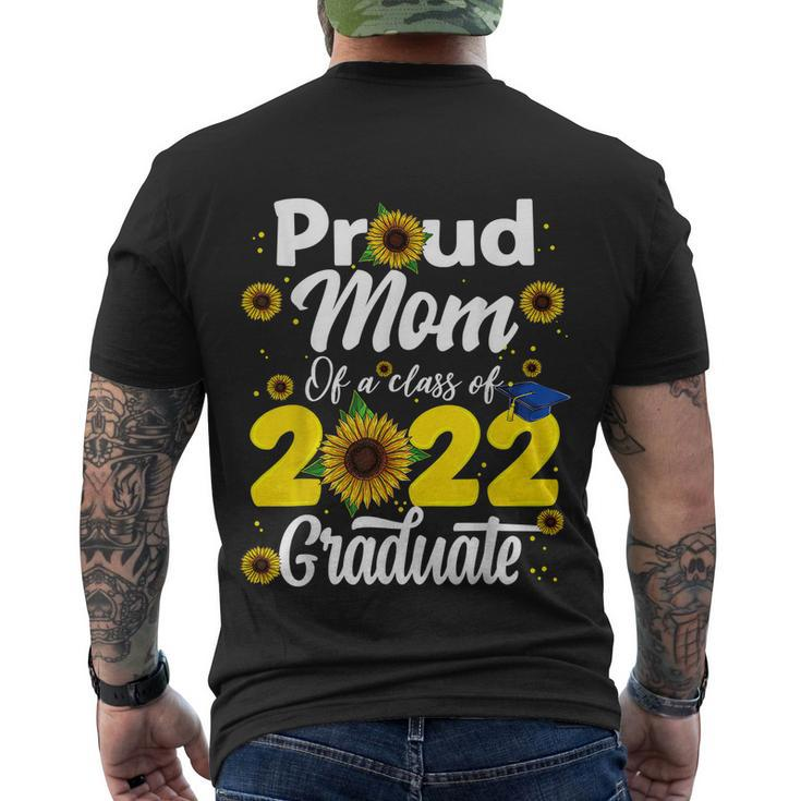 Proud Mom Of A Class Of 2022 Graduate Graduation Men Women Men's Crewneck Short Sleeve Back Print T-shirt