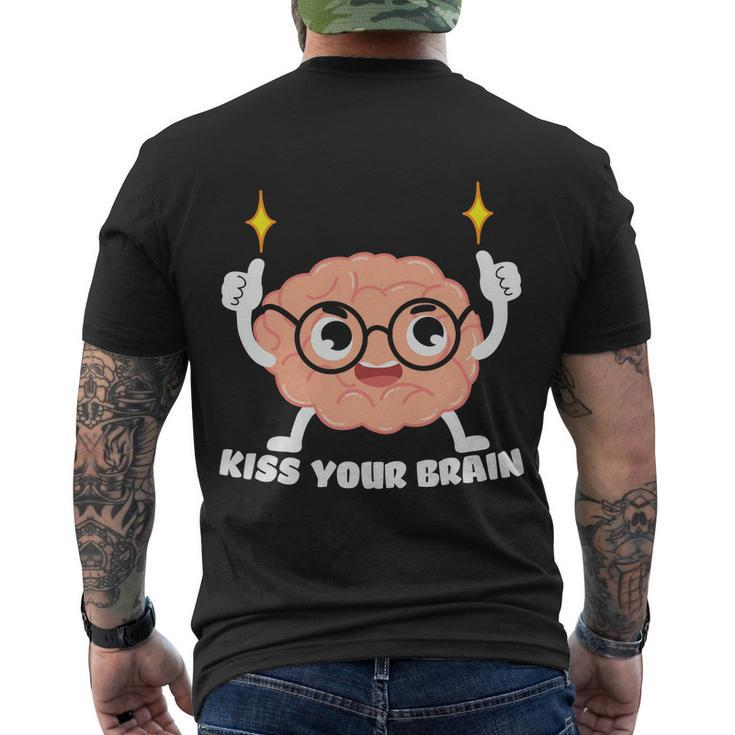 Proud Teacher Life Kiss Your Brain Premium Plus Size Shirt For Teacher Female Men's Crewneck Short Sleeve Back Print T-shirt