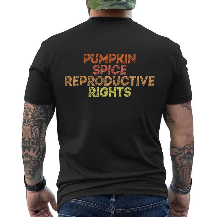 Pumpkin Spice And Reproductive Rights Cool Gift V3 Men's Crewneck Short Sleeve Back Print T-shirt