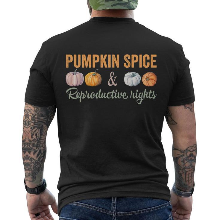 Pumpkin Spice And Reproductive Rights Gift V9 Men's Crewneck Short Sleeve Back Print T-shirt