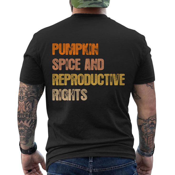 Pumpkin Spice Reproductive Rights Feminist Rights Choice Meaningful Gift Men's Crewneck Short Sleeve Back Print T-shirt