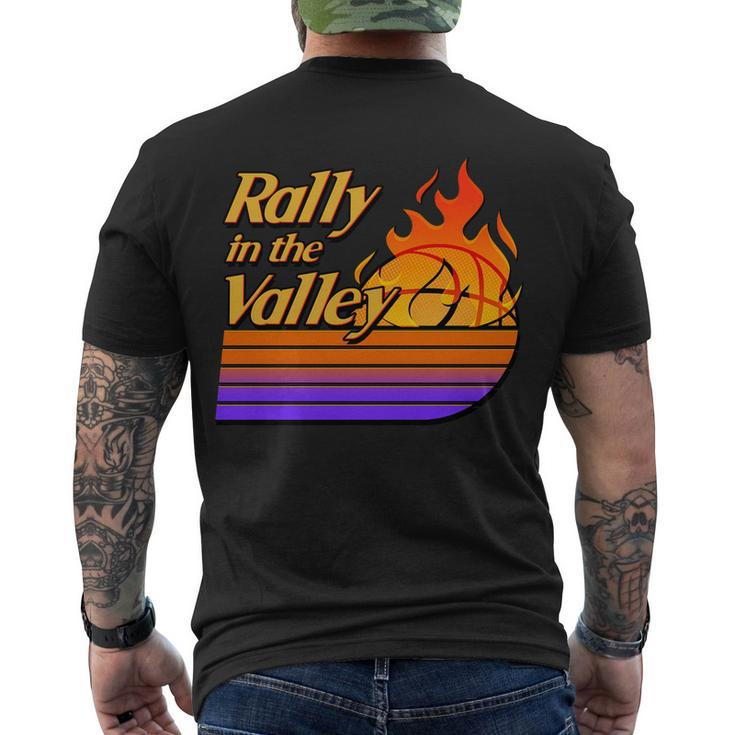 Rally In The Valley Phoenix Basketball Men's Crewneck Short Sleeve Back Print T-shirt