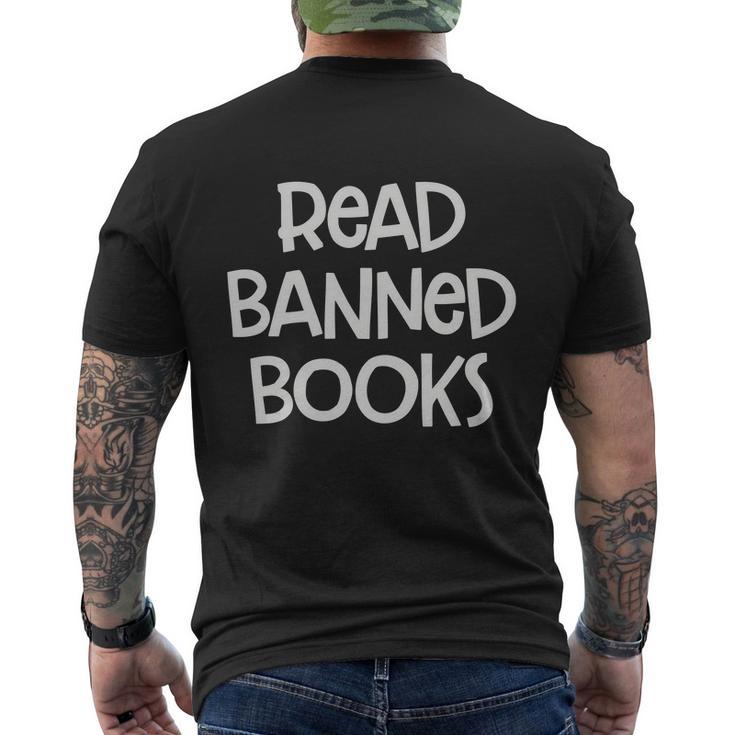 Read Banned Books Tshirt V2 Men's Crewneck Short Sleeve Back Print T-shirt