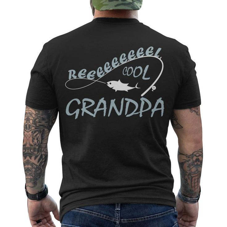 Real Cool Fishing Grandpa Tshirt Men's Crewneck Short Sleeve Back Print T-shirt