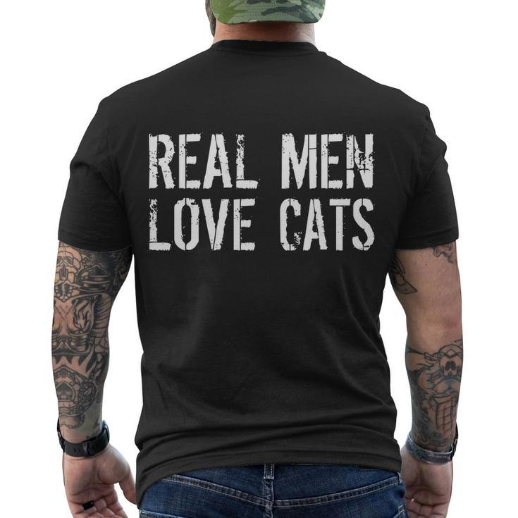 Real Love Cats Men's T-shirt Back Print - Thegiftio