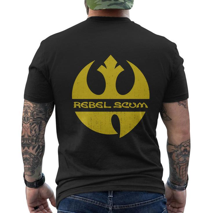 Rebel Scum Tshirt Men's Crewneck Short Sleeve Back Print T-shirt