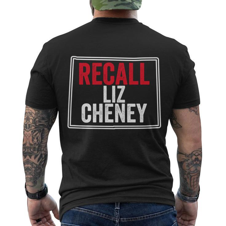 Recall Liz Cheney Anti Liz Cheney Defeat Liz Cheney Funny Gift Men's Crewneck Short Sleeve Back Print T-shirt