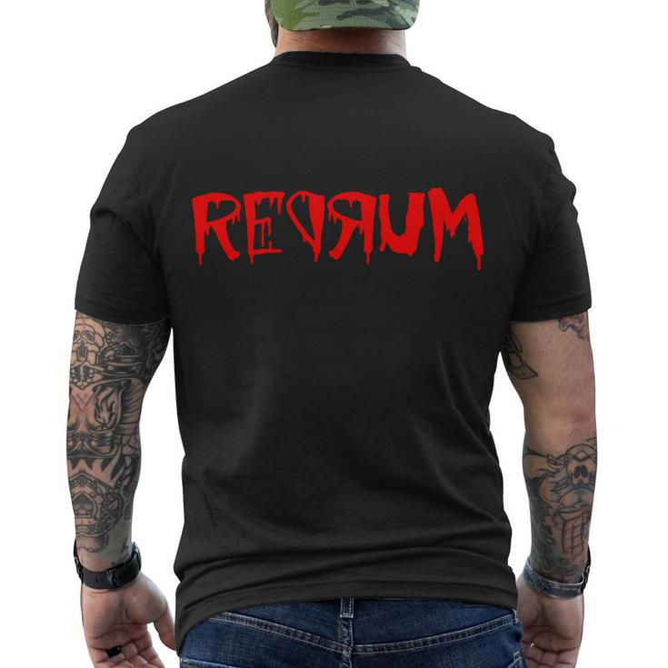 Redrum Tshirt Men's Crewneck Short Sleeve Back Print T-shirt