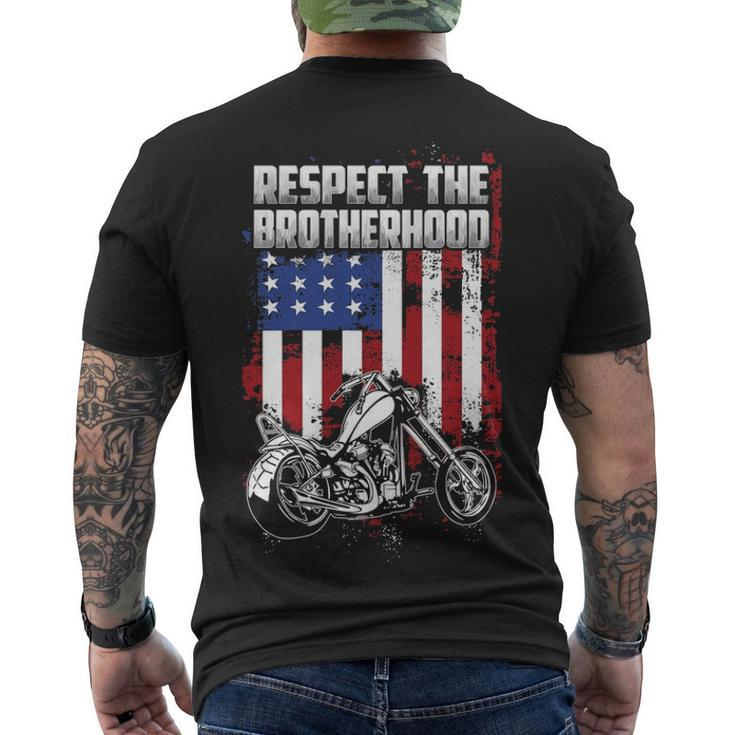 Respect Brotherhood Men's Crewneck Short Sleeve Back Print T-shirt