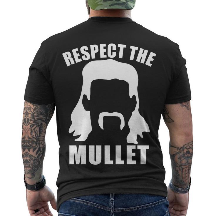 Respect The Mullet Tshirt Men's Crewneck Short Sleeve Back Print T-shirt