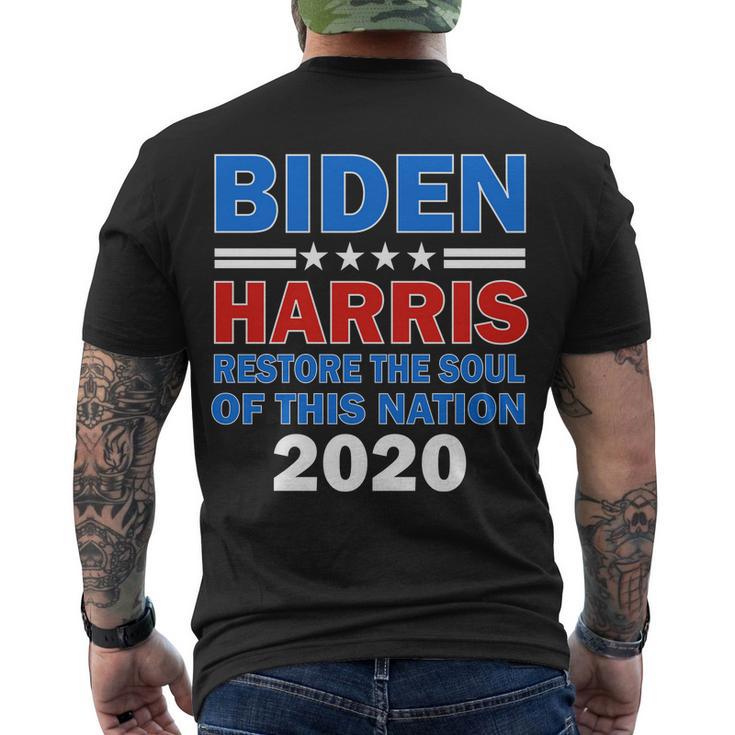 Restore The Soul Of This Biden Harris 2020 Tshirt Men's Crewneck Short Sleeve Back Print T-shirt