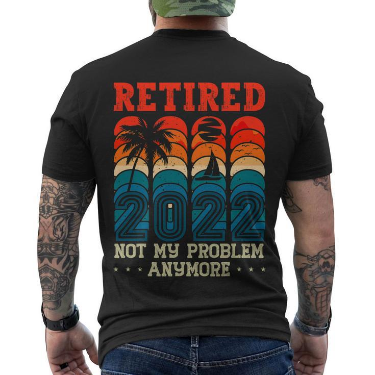 Retirement Gifts For Men & Women Funny Legend Retired 2022 Tshirt Men's Crewneck Short Sleeve Back Print T-shirt