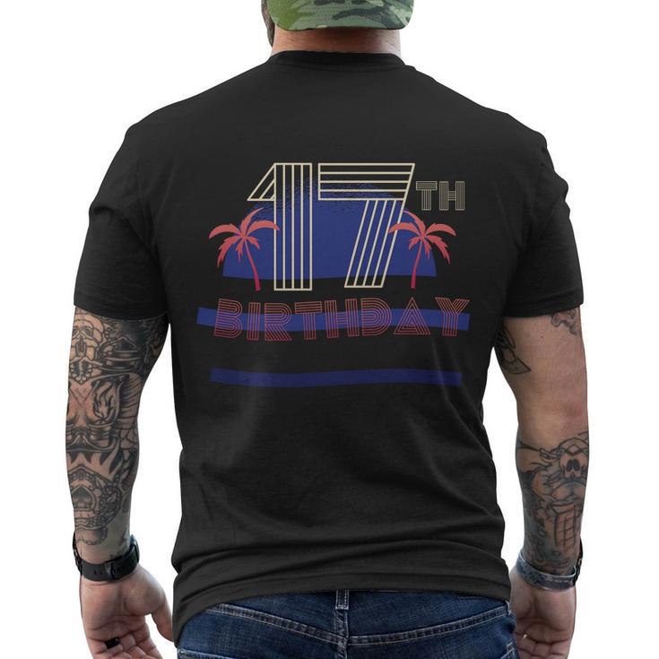 Retro Birthday V2 Men's T-shirt Back Print